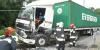 Kamion csapdott kamion htuljba a Vmosszabadi hatrtkeln