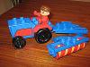 LEGO Duplo Traktor mit Bauer und Arbeitsgert