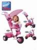 Tricikli SMART BABY DELUXE 3in1 (pink)