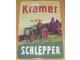 Kramer Traktor Schlepper, Blechschild, Neu