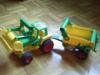 Wader Farmer Traktor mit Frontschaufel + Kippanhnger