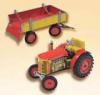 KOVAP 0395 - ZETOR Traktor mit Anhnger rot / gelb