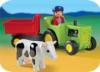 Playmobil 1.2.3. Traktor mit Anhnger 6715