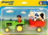 Playmobil Traktor Met Aanhangwagen - 6715