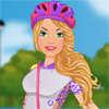 Barbie megy kerékpáros játék