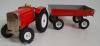 DDR 60er 70er Jahre Blechspielzeug Traktor mit Anhnger Spielzeug Blech