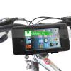 APPLE iPhone 5 telefon tartó kerékpár biciklire szerelhető vízálló FEKETE