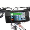 APPLE iPhone 5 telefon tartó kerékpár biciklire szerelhető vízálló FEKETE