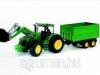 Traktor John deere 7930 homlokrakodós pótkocsi 3055