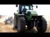 Deutz-Fahr traktor, talajmvel gpek, Pronar ptkocsi s homlokrakod a Dorker gpbemutatjn