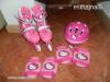 Hello Kittys soros görkorcsolya sisak védők Szett