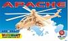Woodcra 3D fa makett Apache helikopter