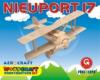 Woodcra 3D fa makett Nieuport 17 replgp