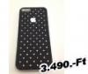 Apple iPhone 5 Fekete Ezst strasszkves htlapi tok