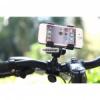  360 °-ban elforgatható kerékpár bicikli Phone Holder Kormány Clip állvány telefontartó