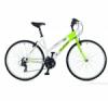 Thema női Cross kerékpár fehér lime zöld fekete AUTHOR