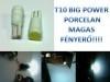 T10 big power porceln led izz, helyzetjelz ajndkba