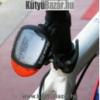 Napelemes solar hátsó kerékpár lámpa bicikli