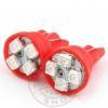 LED IZZ 12V T10 4SMD LED PIROS