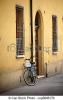 Stock fotó öreg retro bicikli Kosár olaszország