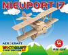 Woodcra Fa makett 3D-s Nieuport 17 repülõgp /AR-04/
