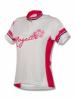 SABRINA női kerékpáros rövidujjú mez, fehér/rózsaszín - ROGELLI