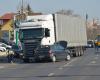 Scania Kamion s Volkswagen tkztt Nyregyhzn