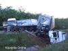 Kt kamion ütkztt a 4-es fúton Berkesznl - truck crash