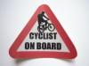EBIKE Cyclist On Board fnyvisszaver matrica (10x12cm)