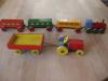 Eisenbahn Traktor Spielzeug alt retro
