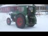 Traktor Oldtimer IFA Pionier RS01/40 im Schnee (Tractor Oldtimer)