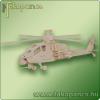 3D puzzle Apache helikopter natr
