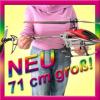 GROSSE FERNGESTEUERTE HUBSCHRAUBER RC HELIKOPTER 71cm MIT LICHT SINGLE