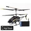 3 kanaals i-helicopter 888-107 met gyro bestuurd door iphone / ipad / ipod iTouch (zwart)
