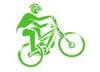 Hegy Bicikli sport ikon Clipart