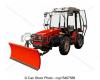 Stock fot kicsi piros traktor