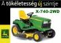 John Deere X 740 DIESEL Oldalkidobs Fnyr Traktor