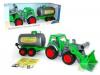 WOW Wader Farmer Techn Traktor + Frontschaufel+Fassanhnger, Spielzeug Trecker