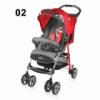 Baby Design Mini sport babakocsi piros 02 INGYENES KISZLLTSSAL (01890)