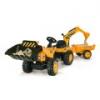 Smoby 33385 - Traktor Power Builder mit Anhnger