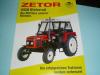 Zetor Prospekt Nr 12 Traktor Schlepper Trecker