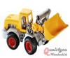Wader Cons Truck Schaufellader gelb silber Lader Traktor Schlepper Spielzeug