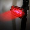 Xingcheng 5 LED-es 6-mód kerékpár hátsó lámpa szuper fényes piros LED XC-905t