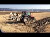 Kubota KL550 ploughing a rice field in Japan. Japn traktor vltva forgat ekvel dolgozik.