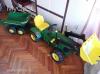 Rolly Toys John Deere pedálos traktor + pótkocsi