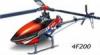 Walkera 4F200, the new outdoor 3-bladed flybarless cp helicopter with a 3-axis gyro, is simply fantastic. Combining state of the art electronics, premium brushless motor and cutting edge belt driven CP tail, the 4F200 is the ultimate outdoor helicopter.