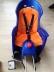 Hamax siesta dönthető (állítható háttámla) kerékpáros gyerekülés