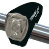 Mini LED es akkus kerékpár első lámpa fekete Security Plus 0180