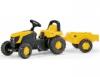 Traktor na pedale sa prikolicom Rolly Toys RollyKid JCB 012619