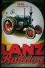 Blechschild Lanz Bulldog 15 PS Traktor Nostalgieschild Schild